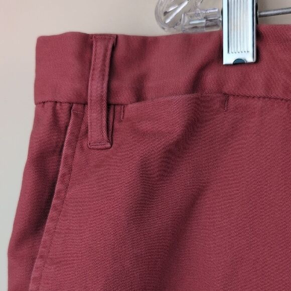 Lands End Men's Traditional Fit Casual Nantucket Red Cotton Shorts Size 44 - Picture 4 of 10
